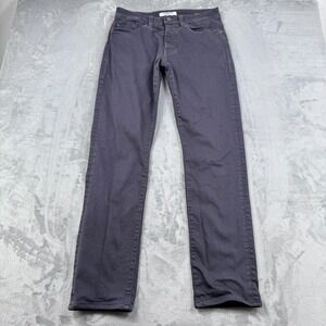 Fidelity Jimmy Karma Twill Jeans Mens 33 (32) Gray Steel Regular Stretch Pants